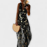 Raquel – Vestido Encanto Floral - Negro / XS - Vestidos