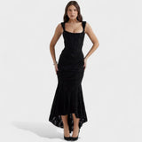 Rocío – Vestido Brillo de Estilo Elegante - Negro / XS - Vestidos