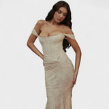 Rocío – Vestido Brillo de Estilo Elegante - Vestidos