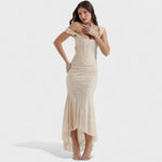 Rocío – Vestido Brillo de Estilo Elegante - Vestidos