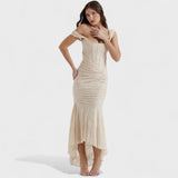 Rocío – Vestido Brillo de Estilo Elegante - Vestidos