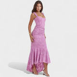 Rocío – Vestido Brillo de Estilo Elegante - Vestidos