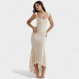 Rocío – Vestido Brillo de Estilo Elegante - Vestidos