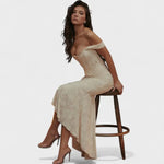 Rocío – Vestido Brillo de Estilo Elegante - Vestidos