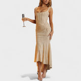 Rocío – Vestido Brillo de Estilo Elegante - Vestidos