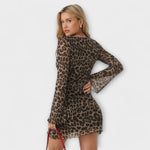 Rocío – Vestido Encanto de Leopardo - Vestidos