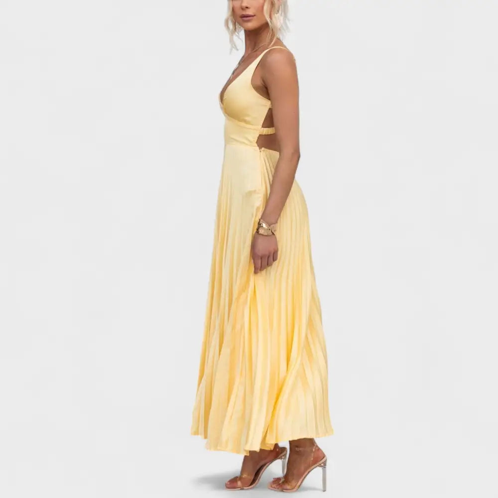 Rocío – Vestido Maxi Brillo Radiante - Vestidos
