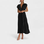Rocío – Vestido Plisado que Resalta la Belleza Atemporal - Vestidos