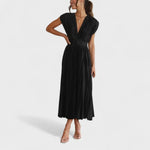Rocío – Vestido Plisado que Resalta la Belleza Atemporal - Vestidos