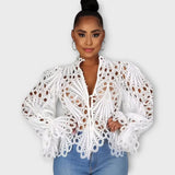 Savannah – Blusa Toque Asimétrico Elegante - Savannah – Blusa Toque Asimétrico Elegante > Blouses > >