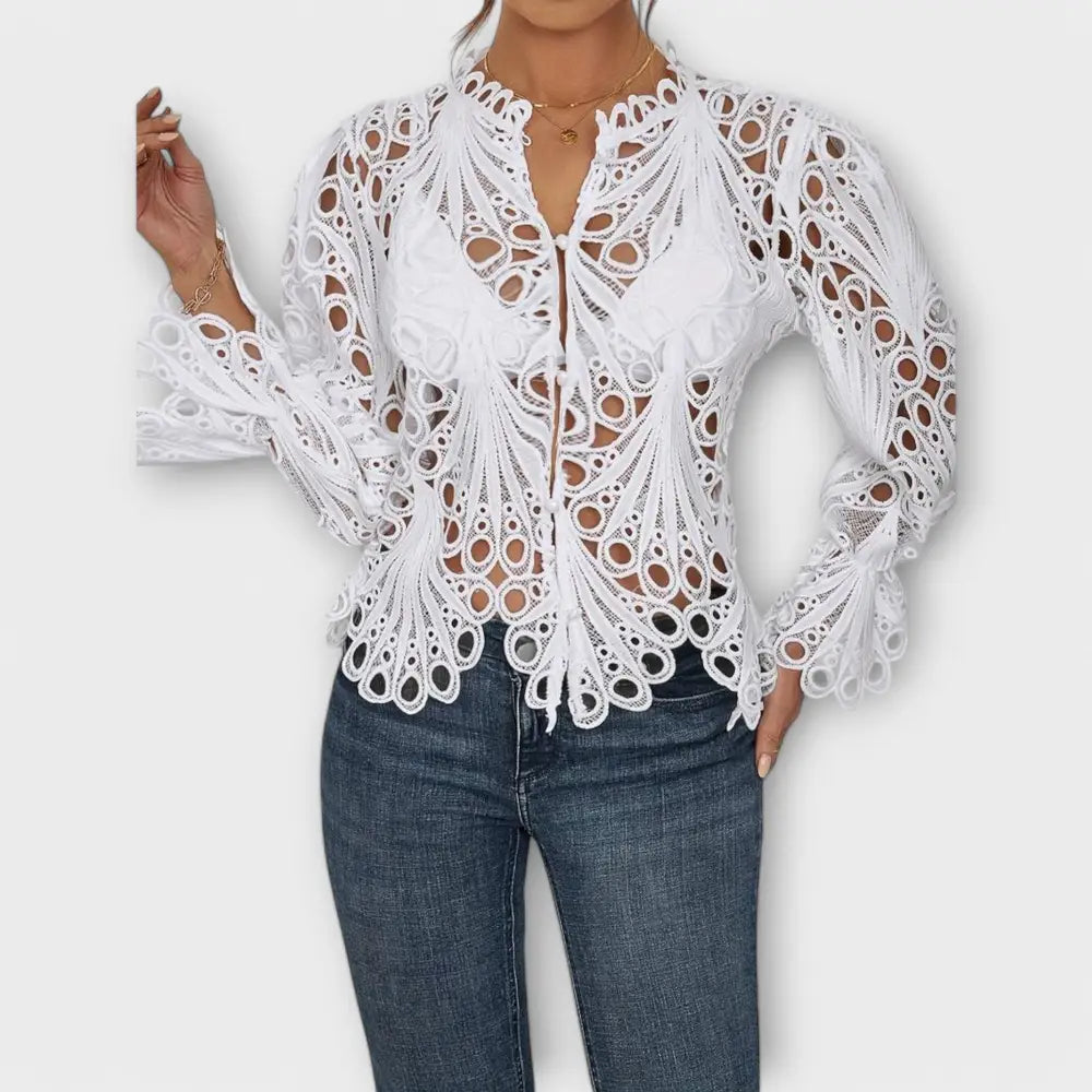 Savannah – Blusa Toque Asimétrico Elegante - Savannah – Blusa Toque Asimétrico Elegante > Blouses > >