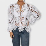 Savannah – Blusa Toque Asimétrico Elegante - Savannah – Blusa Toque Asimétrico Elegante > Blouses > >