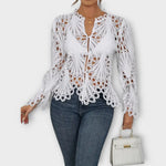 Savannah – Blusa Toque Asimétrico Elegante - Savannah – Blusa Toque Asimétrico Elegante > Blouses > >
