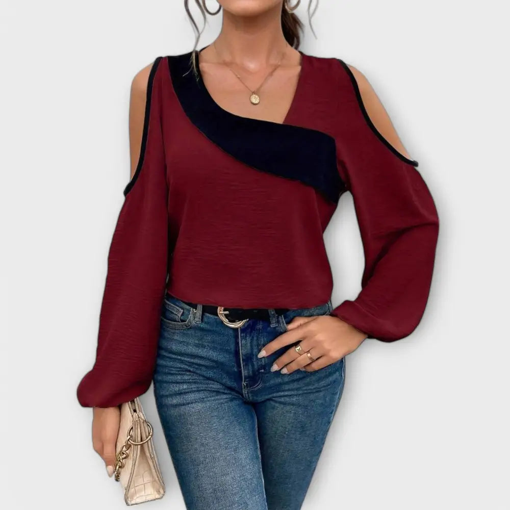 Scarlett – Blusa Estilo Contemporáneo Elegante - Scarlett – Blusa Estilo Contemporáneo Elegante > Blouses > >