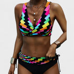 Sofía – Bikini Chic y Vibrante - Eva – Bikini Colorido y Alegre