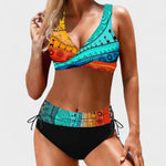 Sofía – Bikini Chic y Vibrante - Eva – Bikini Colorido y Alegre