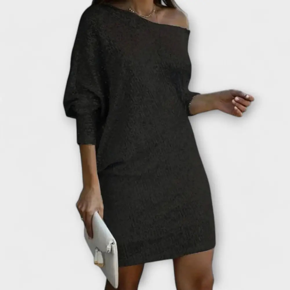 Valentina – Vestido Brillo Deslumbrante - Negro / S - Vestidos