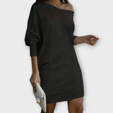 Valentina – Vestido Brillo Deslumbrante - Negro / S - Vestidos