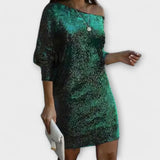 Valentina – Vestido Brillo Deslumbrante - Verde / S - Vestidos