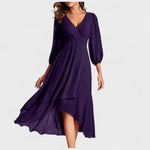 Valentina – Vestido Elegancia Asimétrica con Toque Chic - Marino / S - Vestidos