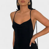 Valentina – Vestido Elegancia sin Esfuerzo - Negro / XS - Vestidos