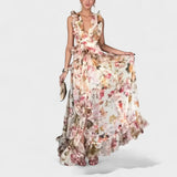Valentina – Vestido Encanto Floral con Movimiento Elegante - Vestidos