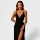 Valentina – Vestido Glamour de Fiesta - Negro / S - Vestidos