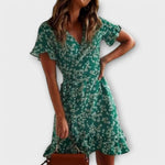 Valentina – Vestido Magia Floral Verde - Vestidos