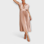 Valentina – Vestido Plisado Encanto Sofisticado - Vestidos