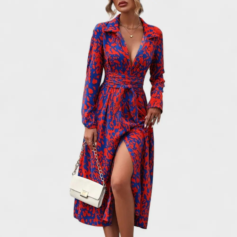 Vestido Valentina – Elegancia Audaz con Estilo Animal Print - Vestidos