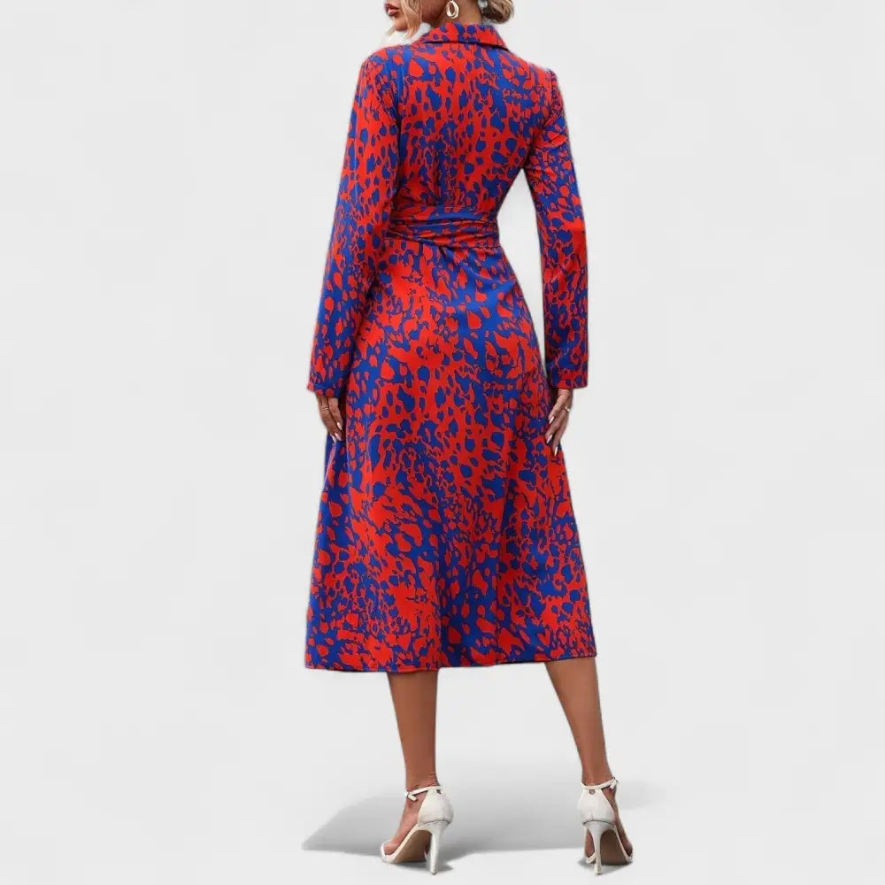 Vestido Valentina – Elegancia Audaz con Estilo Animal Print - Vestidos