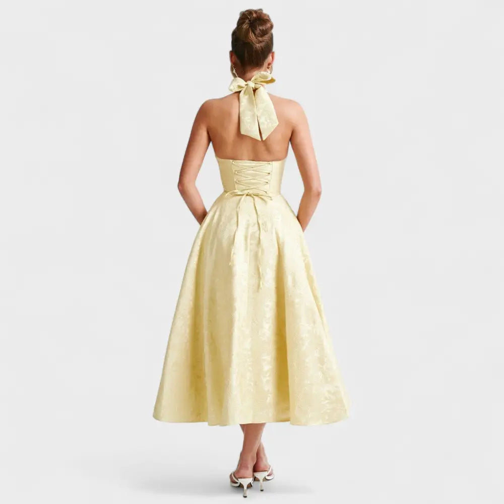 Victoria – Vestido Midi Con Toque Elegante - Vestidos