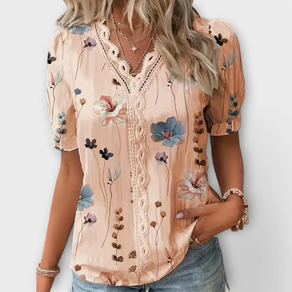 Aitana – Blusa Toque Fresco y Elegante - Naranja / XS - Aitana – Blusa Toque Fresco y Elegante > Blouses > >