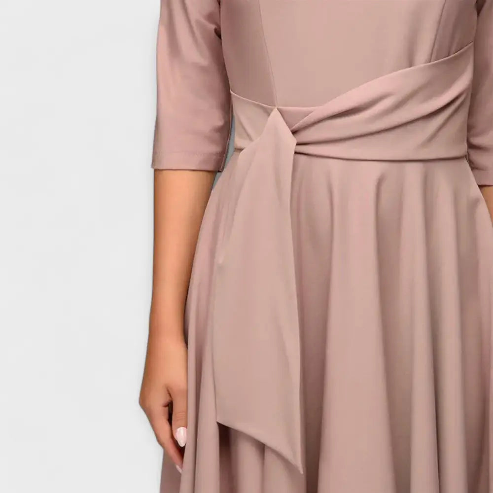 Alba – Vestido Glamour Fluir Sofisticado - Vestidos