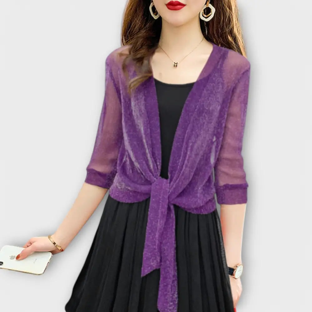 Alicia – Blusa Toque Fresco de Primavera - Lila / XS - Alicia – Blusa Toque Fresco de Primavera > Blouses > >