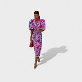 Alicia – Vestido Estilo Tropical Vibrante - Vestidos