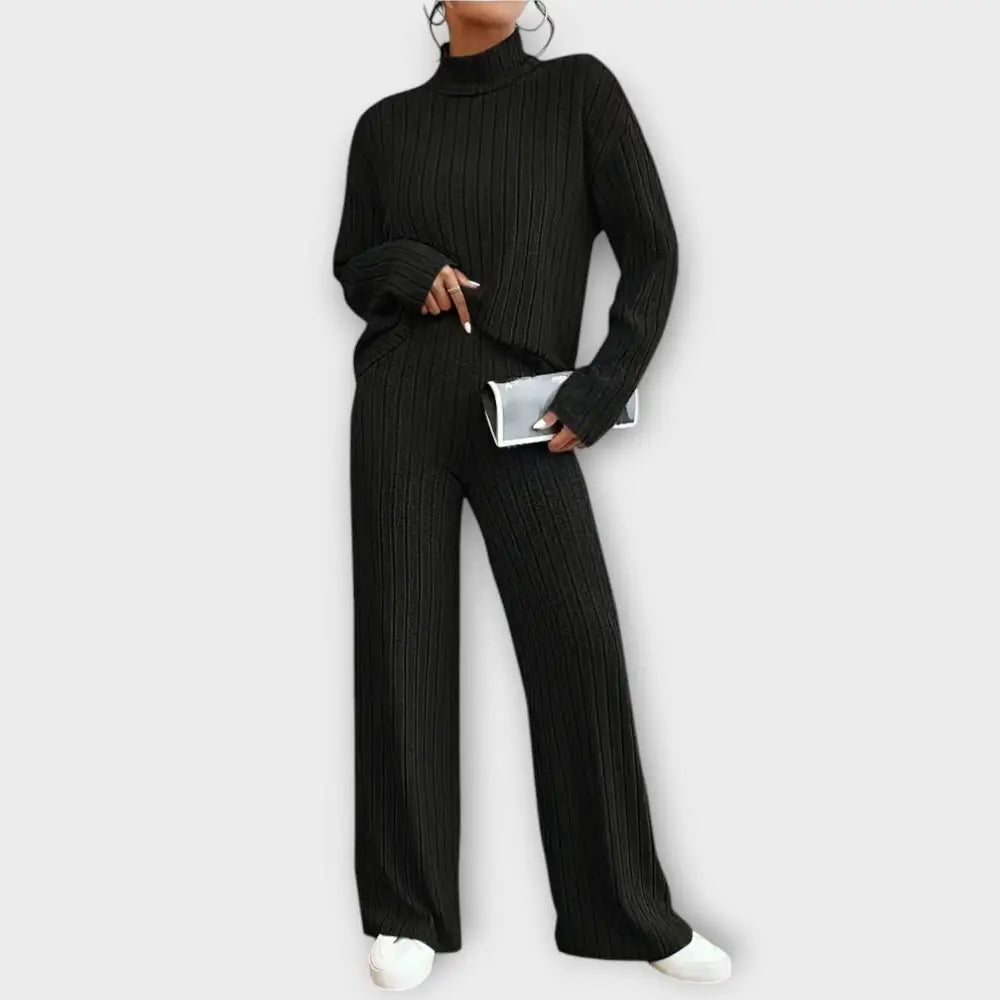 Amelia – Conjunto Elegancia Versátil de Dos Piezas - Negro / S - CONJUNTOS