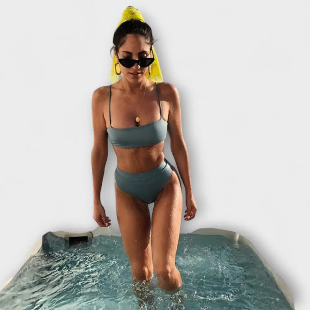Ana – Conjunto Playa Estilo y Comodidad elegante - Graublau / S
