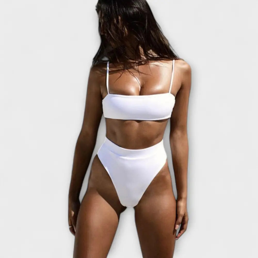 Ana – Conjunto Playa Estilo y Comodidad elegante - Weiß / S