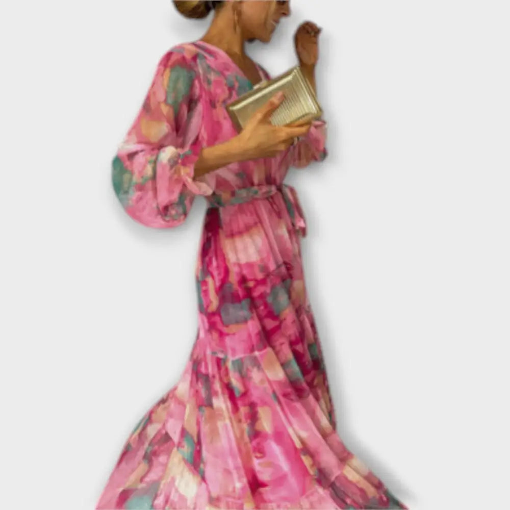 Ana – Vestido Encanto de Acuarela - Vestidos