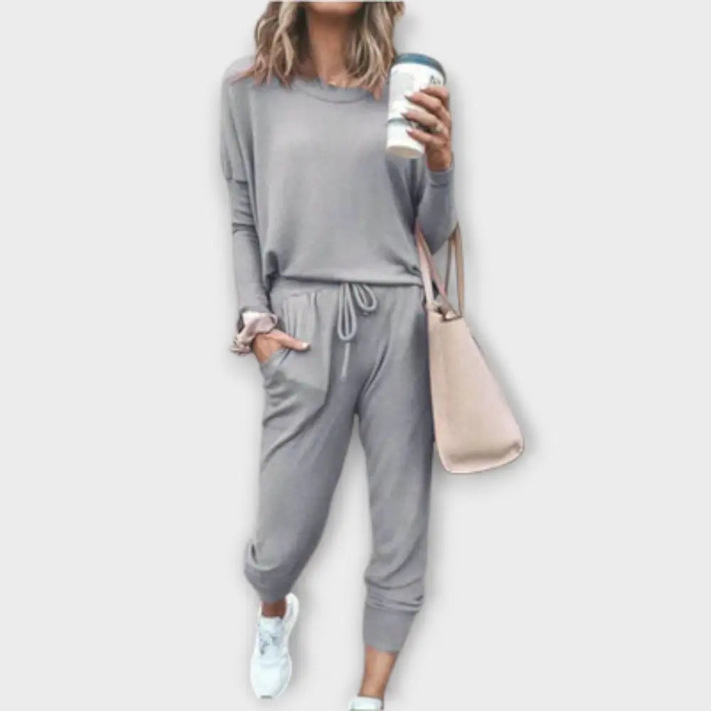 Beatriz – Conjunto Estilo Relajado y Chic - Grau / S - CONJUNTOS