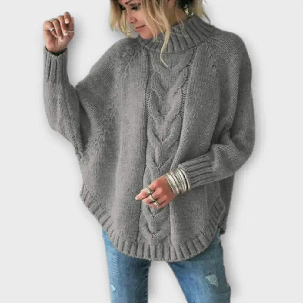 Beatriz – Suéter Chic y Acogedor - Grau / S - Suéteres & Cardigans