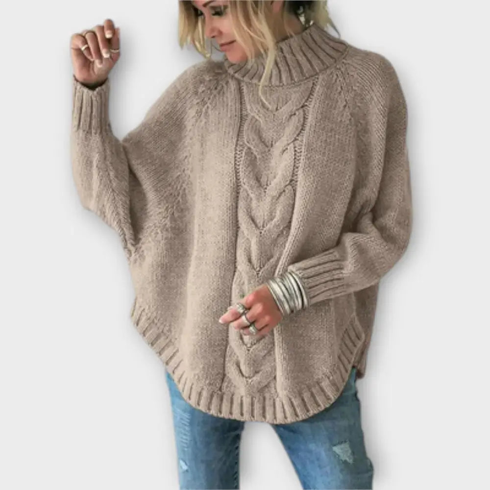 Beatriz – Suéter Chic y Acogedor - Khaki / S - Suéteres & Cardigans