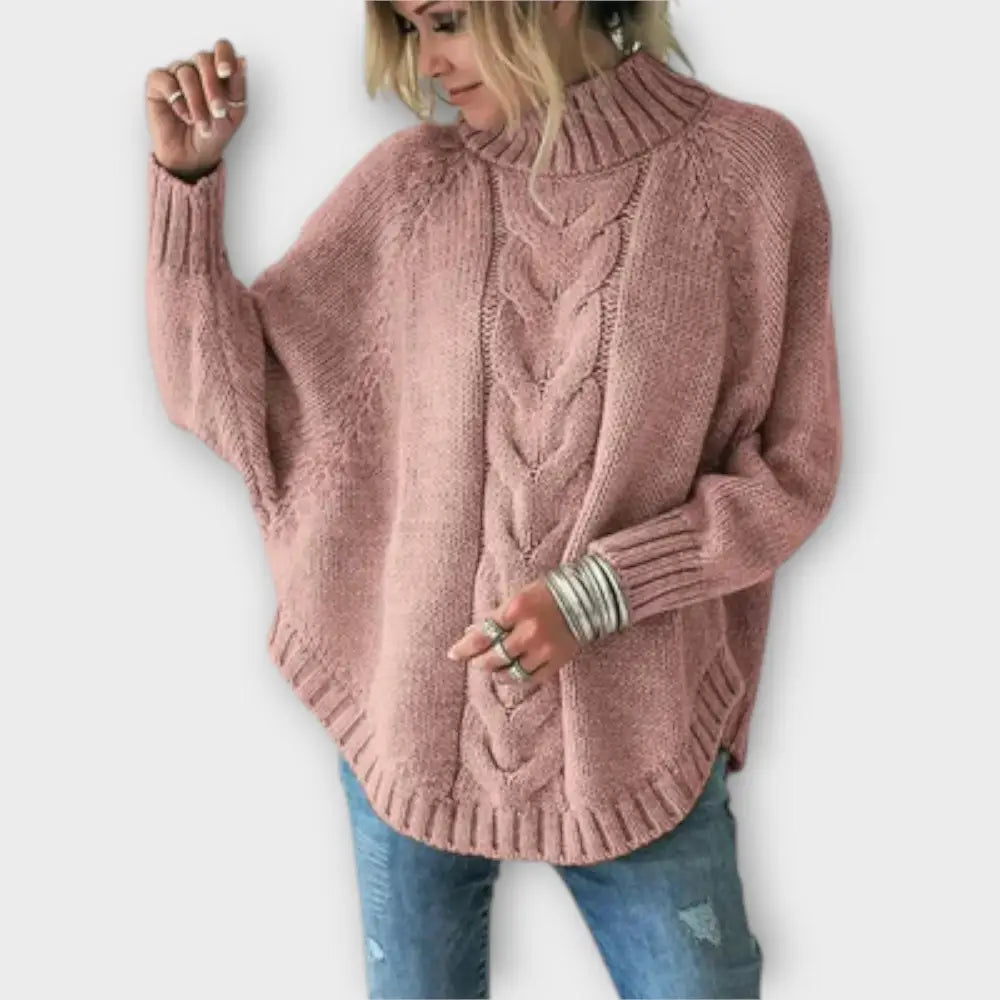 Beatriz – Suéter Chic y Acogedor - Rosa / S - Suéteres & Cardigans