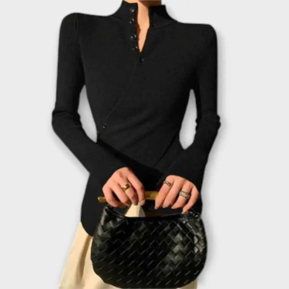Carmen – Blusa Elegancia Sofisticada de Algodón - Suéteres & Cardigans