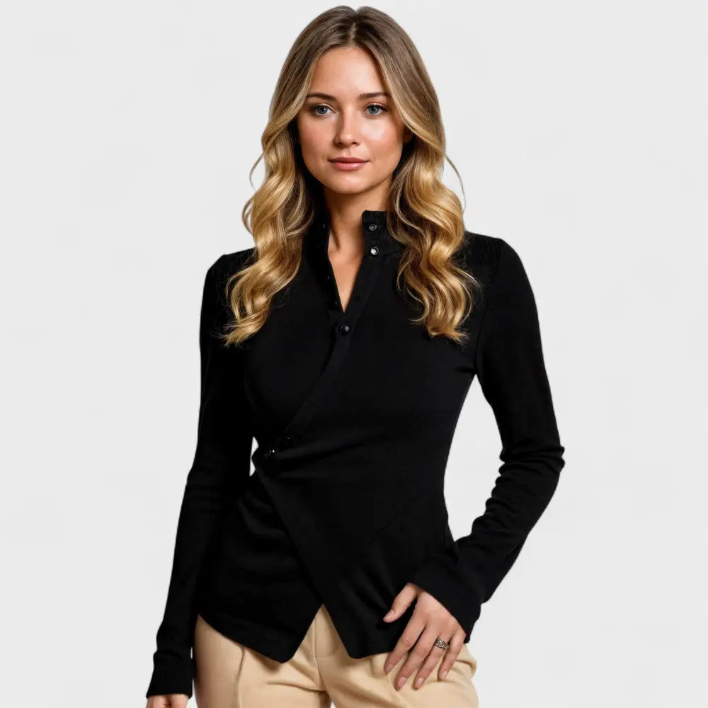 Carmen – Blusa Elegancia Sofisticada de Algodón - Suéteres & Cardigans