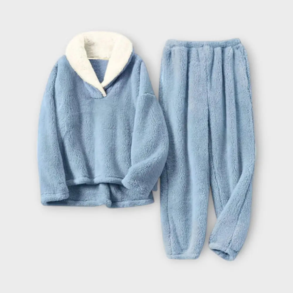 Carmen – Conjunto Estilo Acogedor - Azul / M - CONJUNTOS