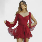 Carmen – Vestido Encanto de Verano - Rojo / S - Vestidos