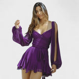 Carmen – Vestido Encanto de Verano - Violeta / S - Vestidos