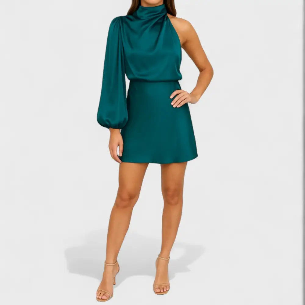 Carmen – Vestido Esencia de Elegancia Moderno - Azul océano / S - Vestidos